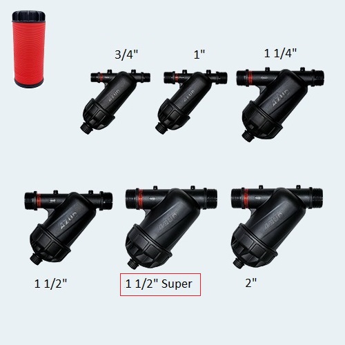 Ref.ª 1010MOD100-40S - Filtro Azud Modular 100 c/ Discos 130µ - Rosca BSP 1 1/2