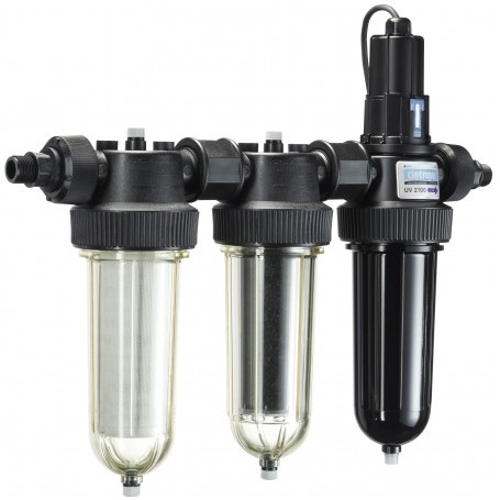 Ref.ª 20UV2100/TRIO - SISTEMA U.V. CINTROPUR TRIO-UV 2100 - 25W C/ LIGAÇÕES 3/4